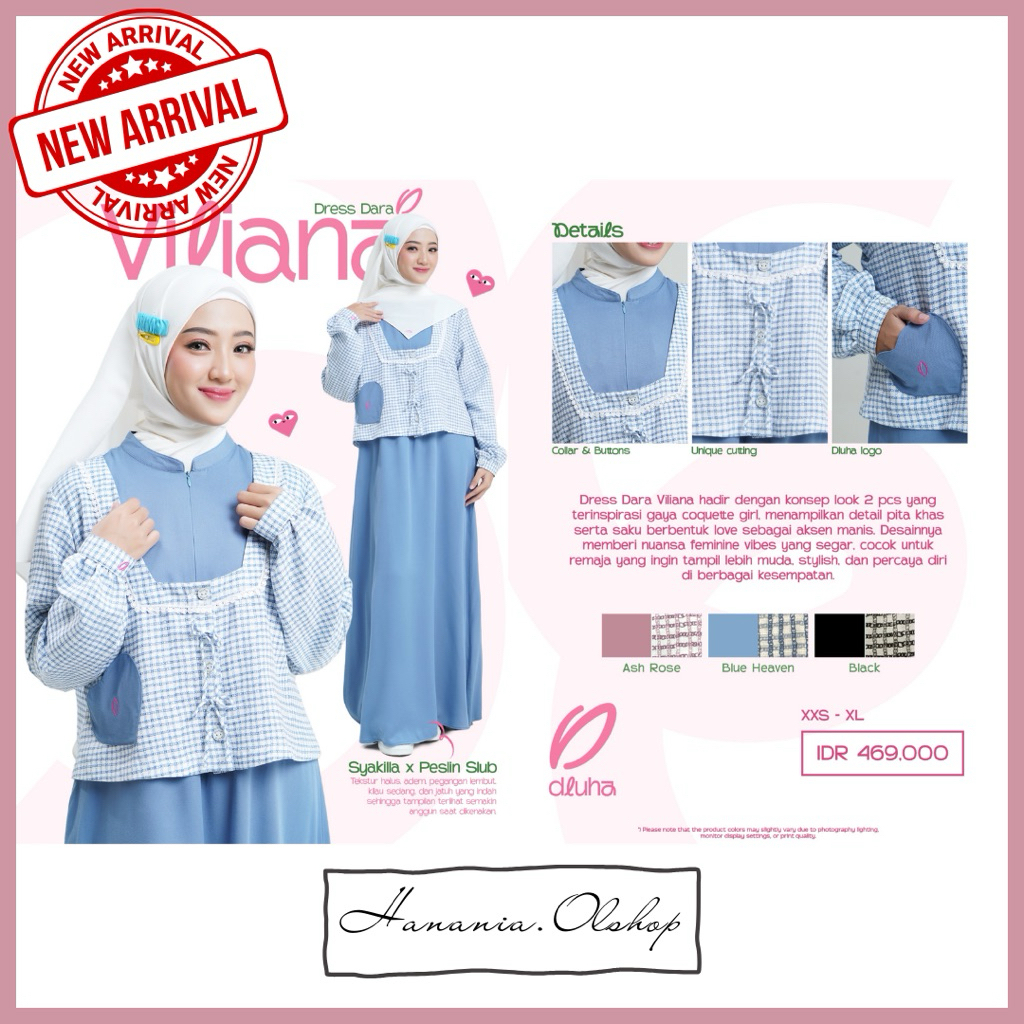 DISKON RABBANI - NEW ARRIVAL Dresslim Dara Viliana Rabbani | gamis rabbani | gamis remaja rabbani | 