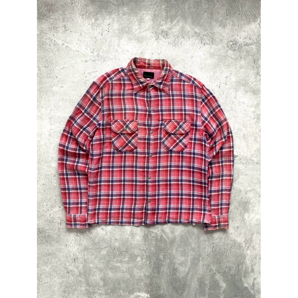 BOXY FLANNEL SHIRT BY TKMIXPICE