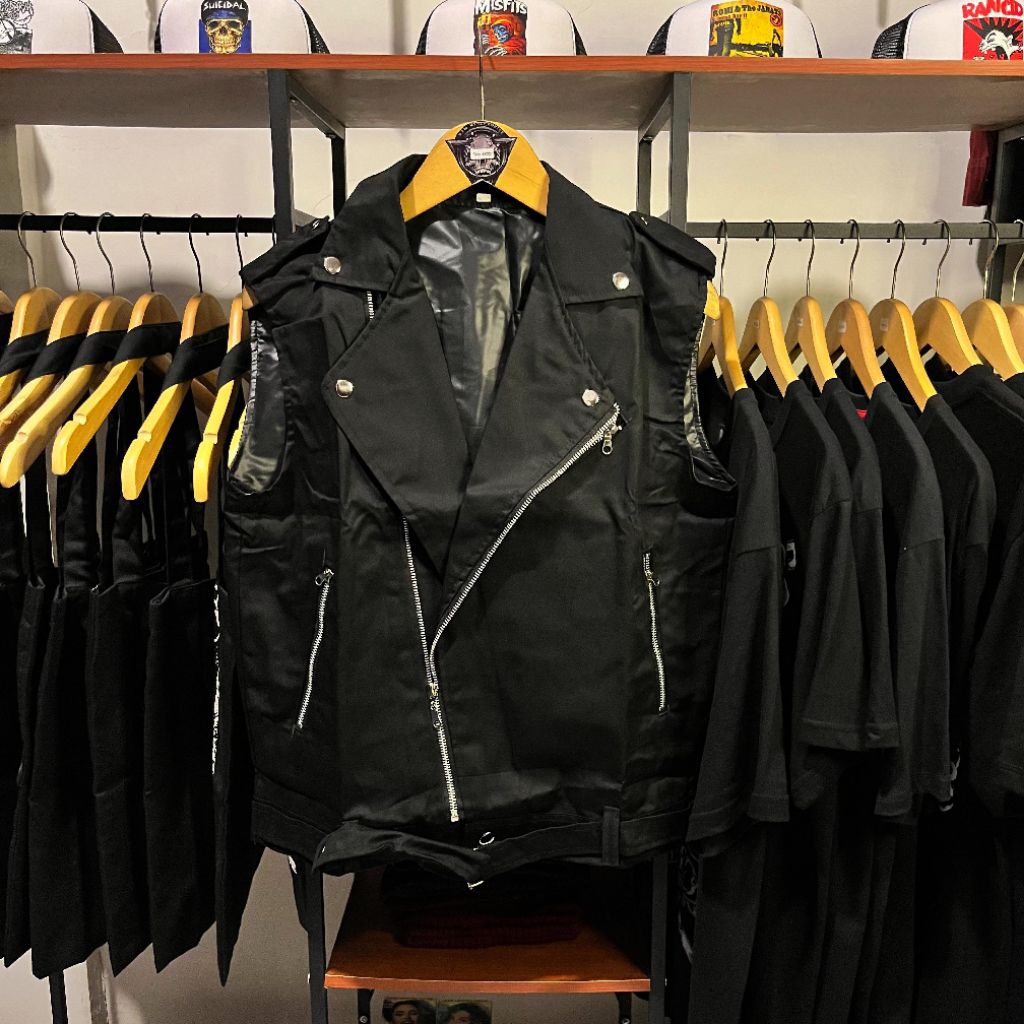 ROMPI DOUBLE KERAH || ROMPI RAMONES || JACKET RAMONES || JACKET ROMPI || JACKET PUNK || ROMPI PUNK