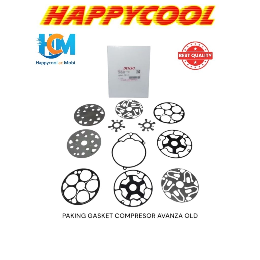 Packing Paking Gesket Klep valve Compresor kompresor AC Mobil Avanza lama Xenia lama