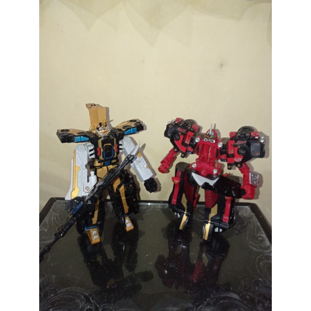 Mainan Robot Junk DX Go Buster Ace Go Buster Hercules GoBusters Zord Megazord