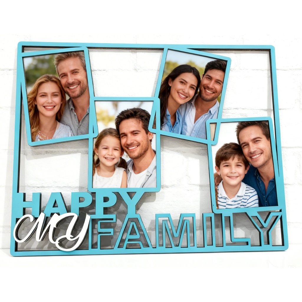 pigura frame bingkai foto happy family