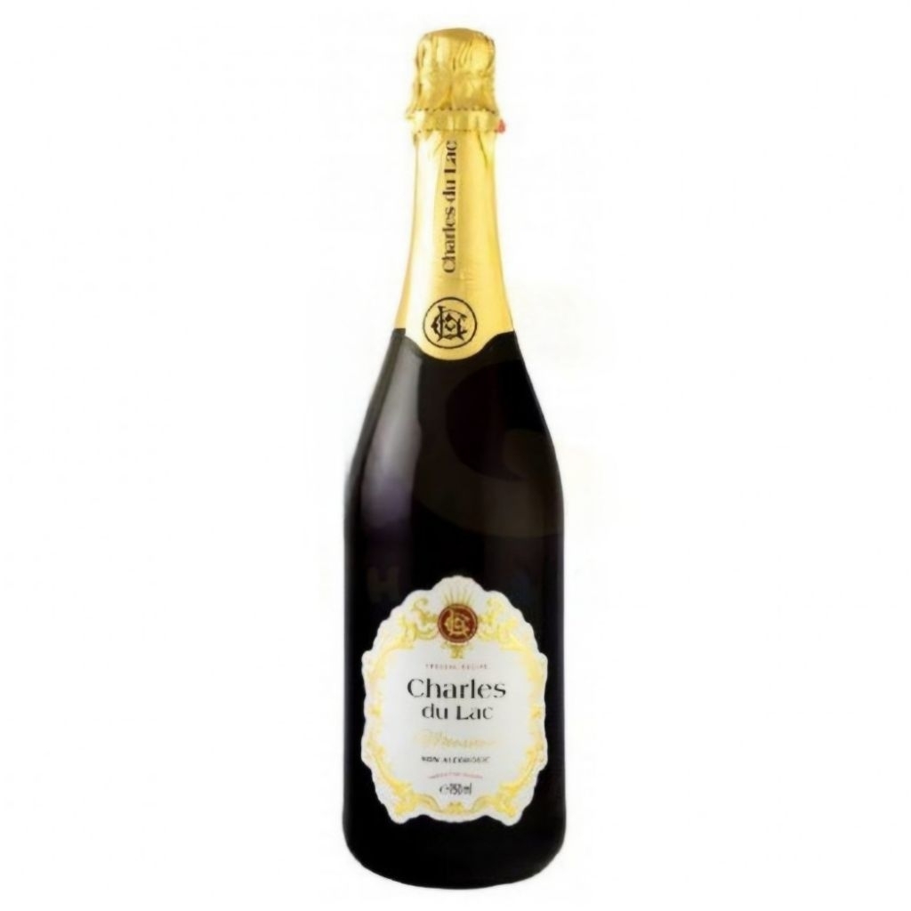 (SALE) CHARLES DU LAC - Sparkling Red/White Grape 750ml Non-Alcoholic