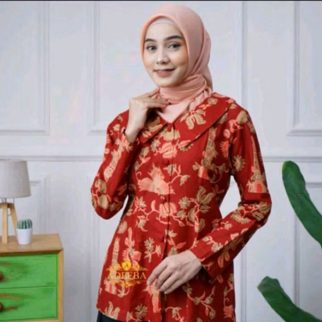 Baju batik DWP dharma wanita persatuan terbaru full furing batik Dharmawanita terbaru seragam batik 