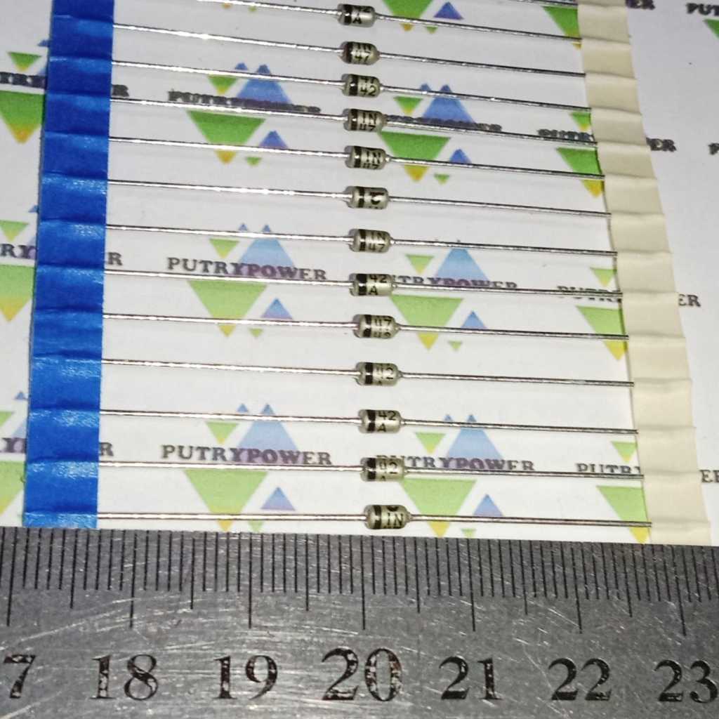 ON Semiconduktor 27V 1w zener dioda 27v 1watt  zd 27 v  1 w watt warna silver zener diode