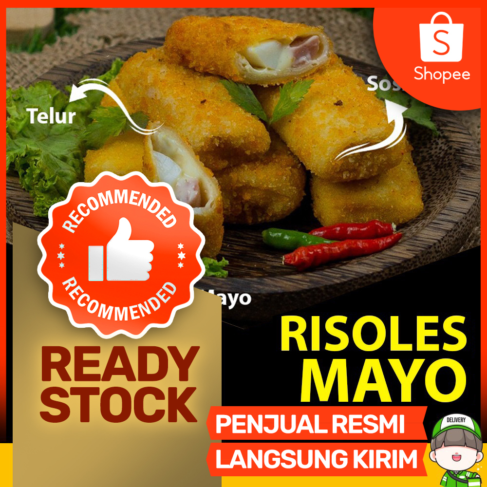 Incipono Risol Mozzarella Mayo Beef Risoles Daging Frozen Food Halal Murah