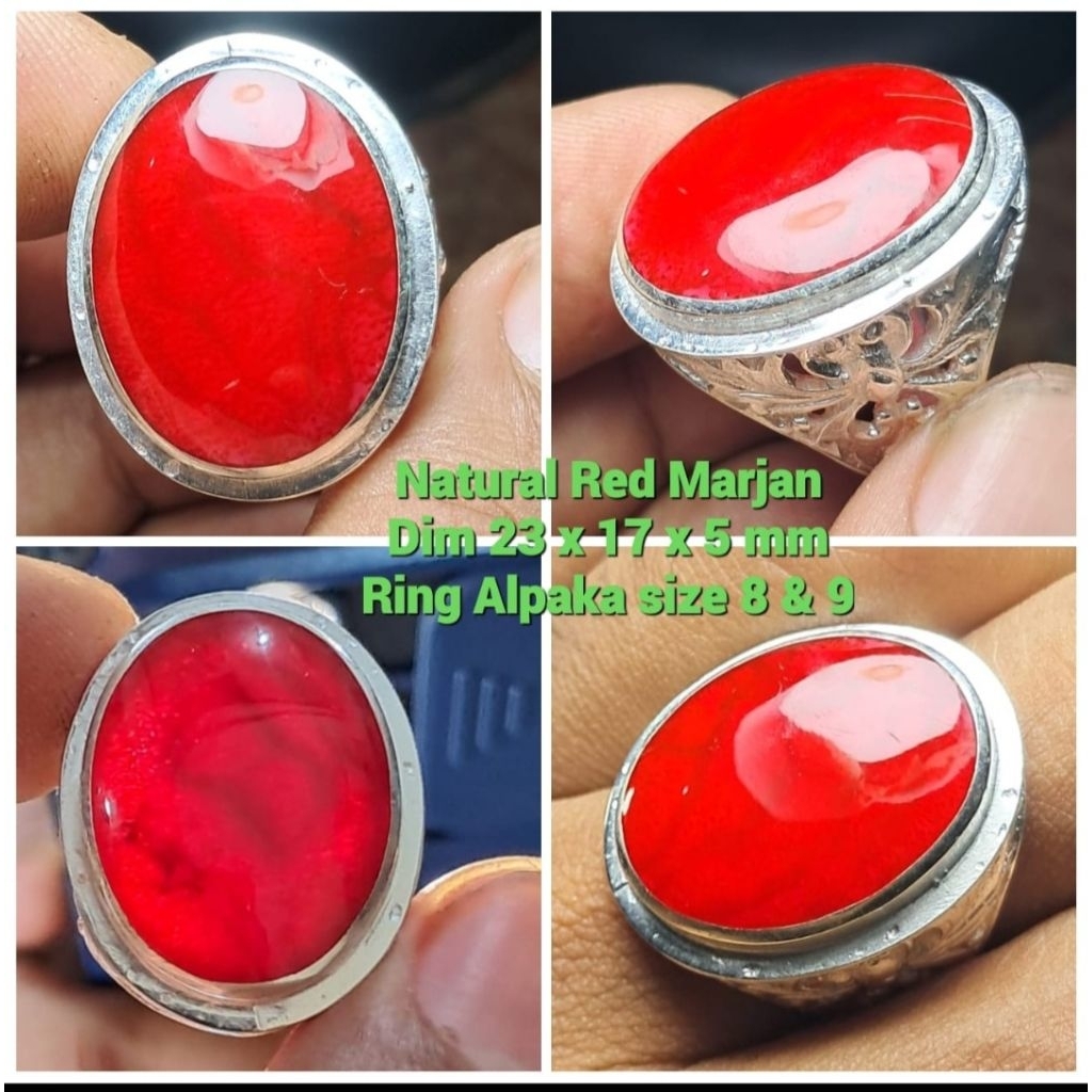 cincin red marjan
