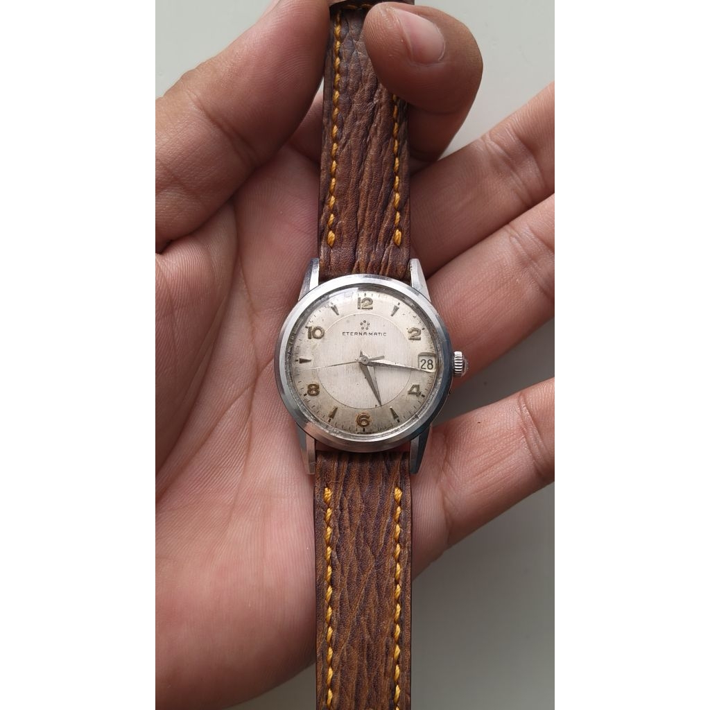 Jam Eterna Matic Linen Dial ORIGINAL Murah Swiss