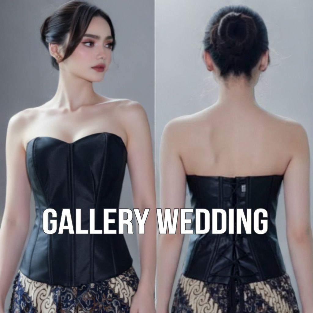 Longtorso satin dalaman kebaya | Bustier kebaya premium | Kamisol kebaya pengantin