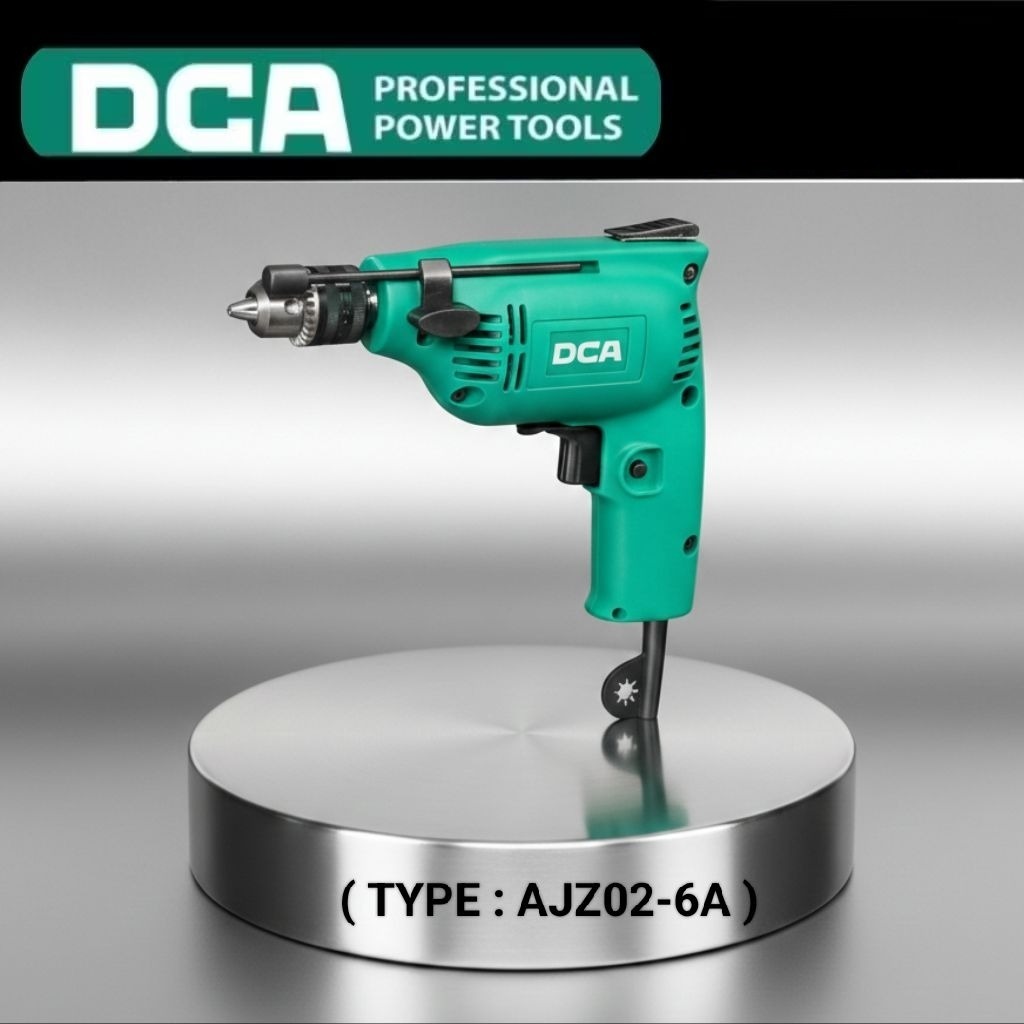 DCA Mesin Bor Listrik mini 6.5mm 230watt ( TYPE :AJZ02-6A ) heavy duty jaminan asli original
