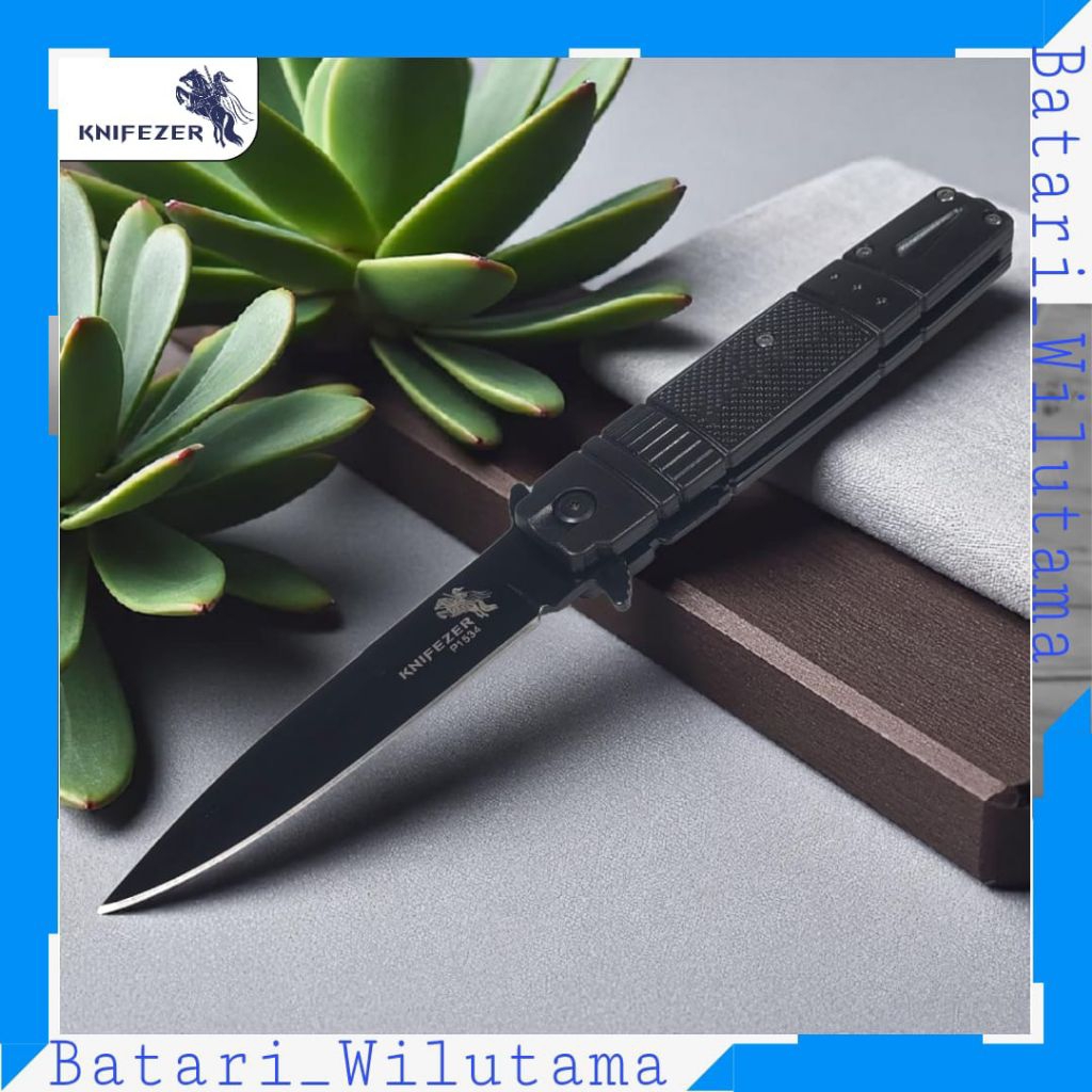 COD Pisau Lipat Outdoor Serbaguna Survival Tactical Knife - Browning