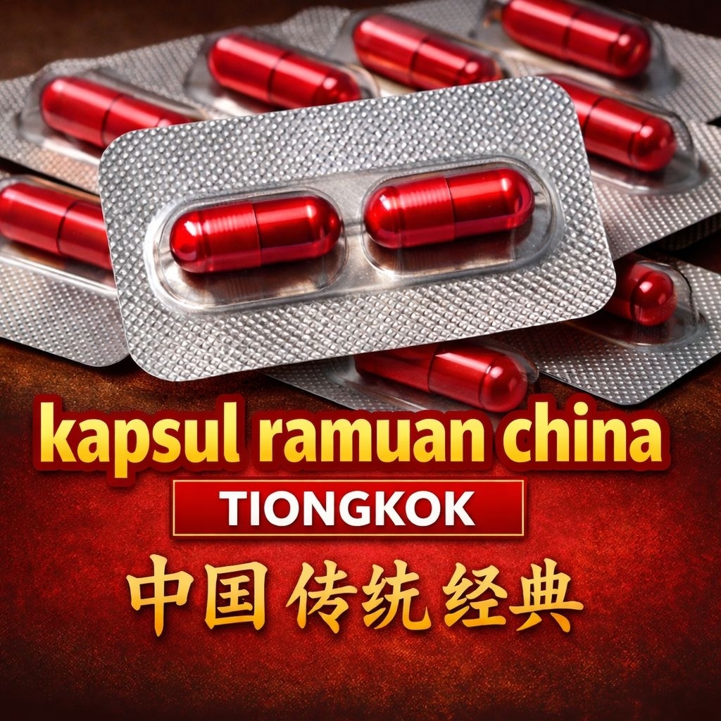 kapsul stamina pria - kapsul herbal / kapsul blister / herbal kapsul untuk pria ramuan cina isi 24 k
