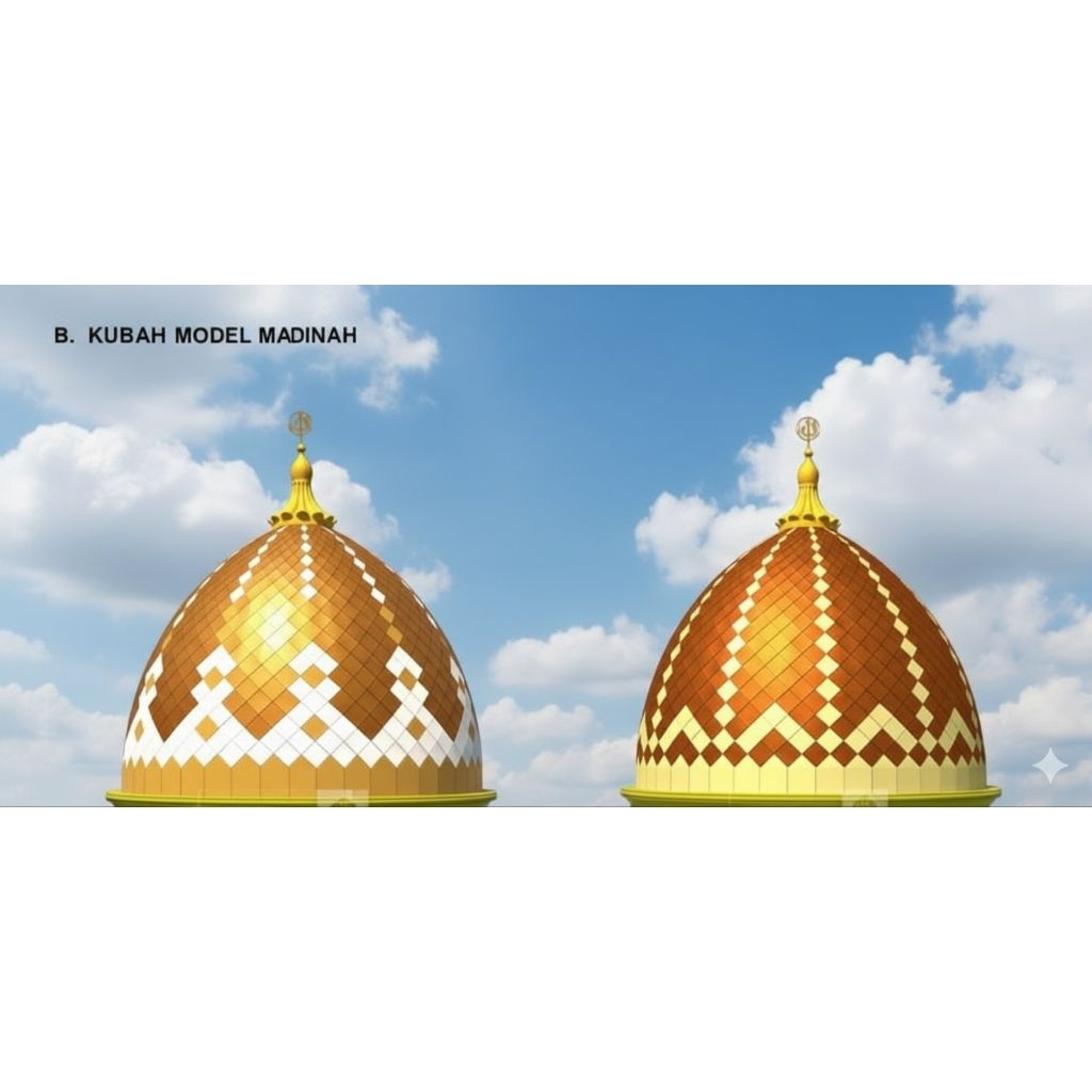 Kubah Masjid Panel Motif Terbaru