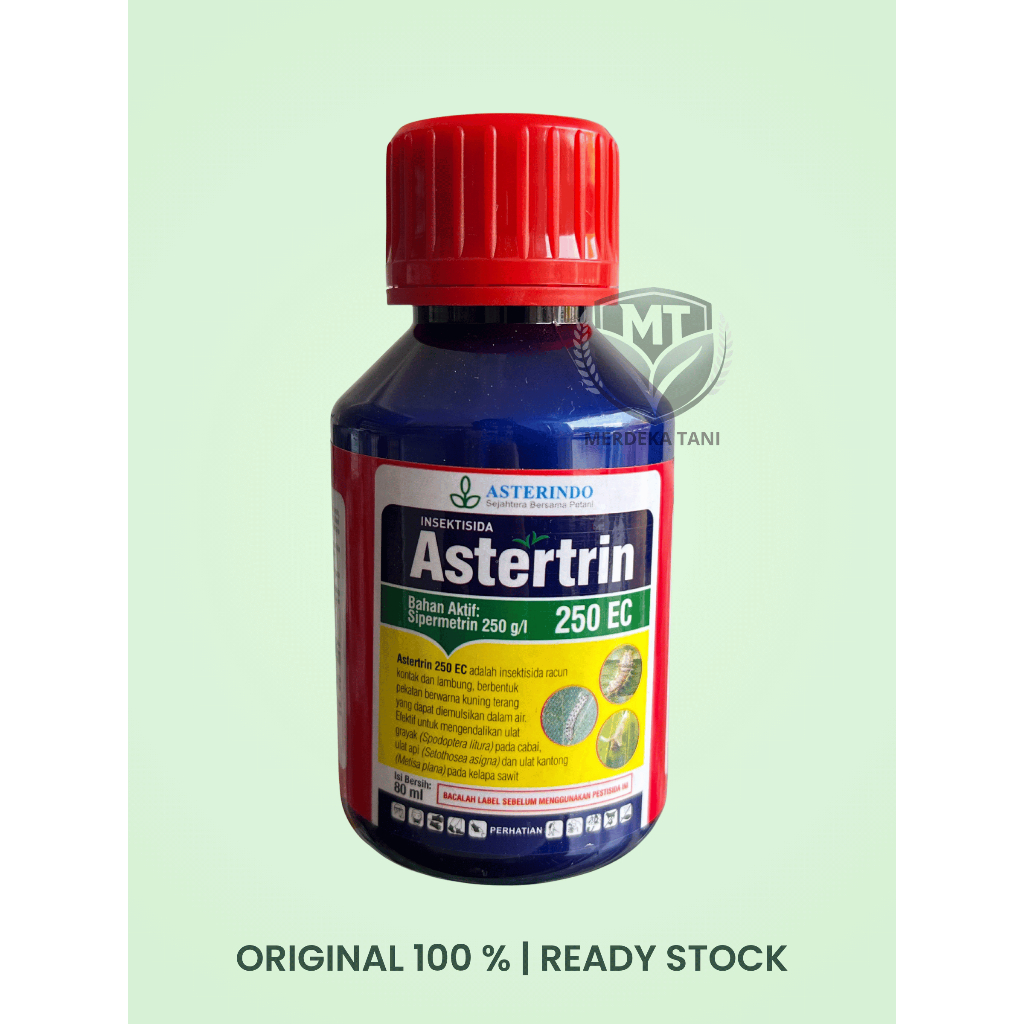Insektisida Astertrin 250 EC 80 ML, Membasmi hama ulat & serangga penghisap dengan cepat