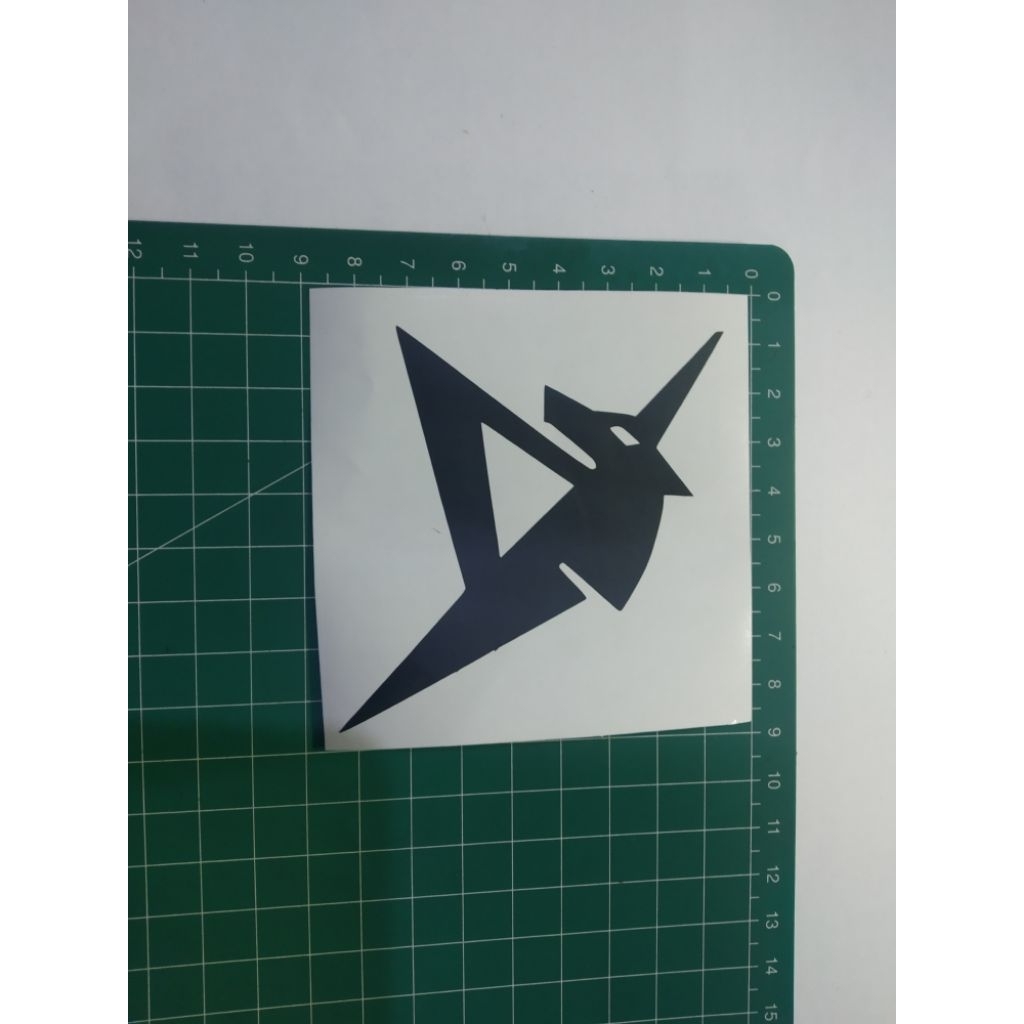 stiker cutting Gundam unicorn