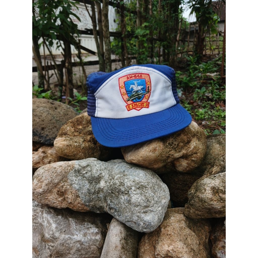 Apache AH 644 seven panel vintage hat