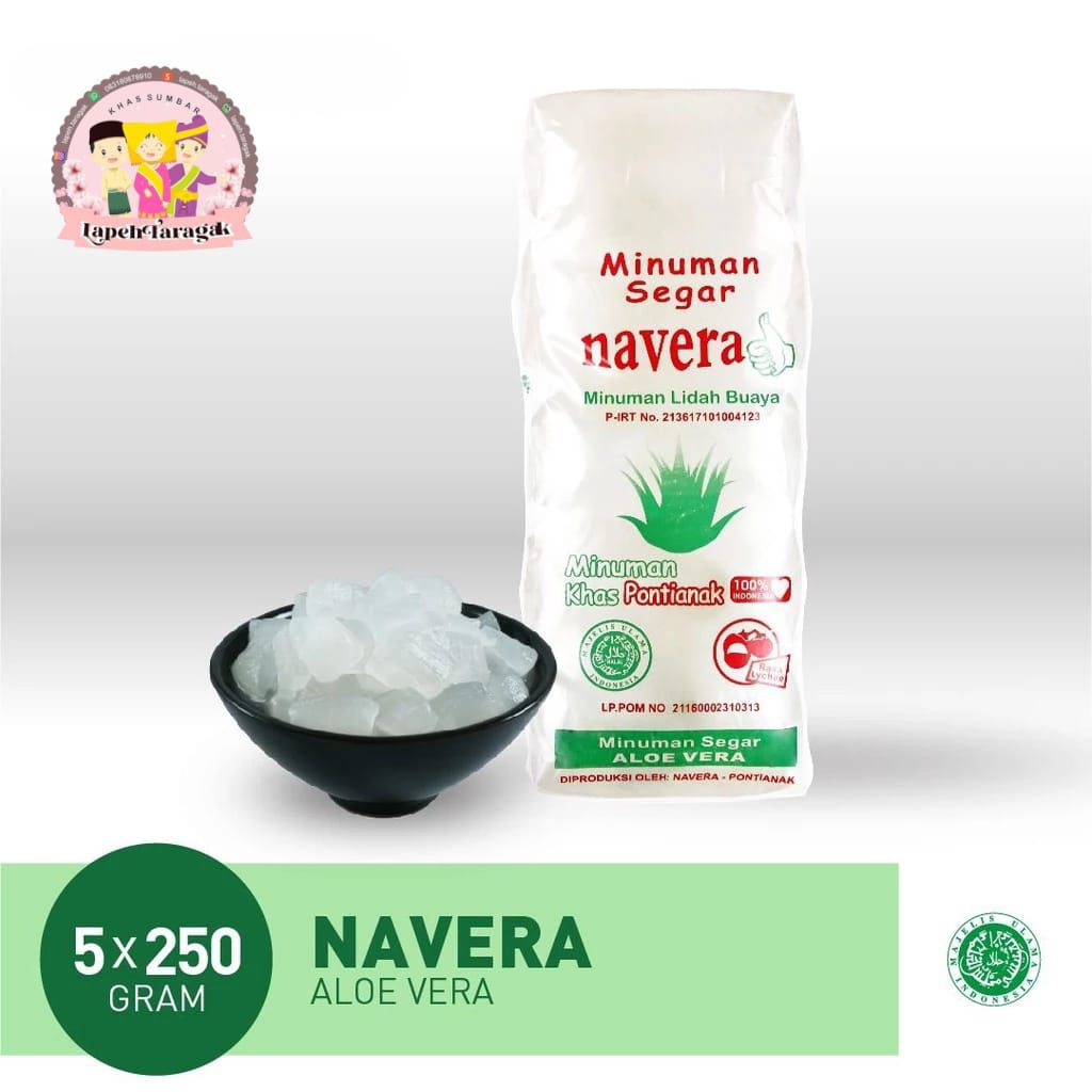 Minuman Lidah Buaya Aloevera Navera Asli Pontianak