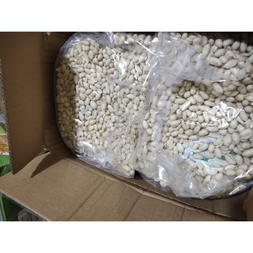 Kacang Tanah 1 kg Kupas Mentah / Kacang Tanah Mentah Super 1 Kg