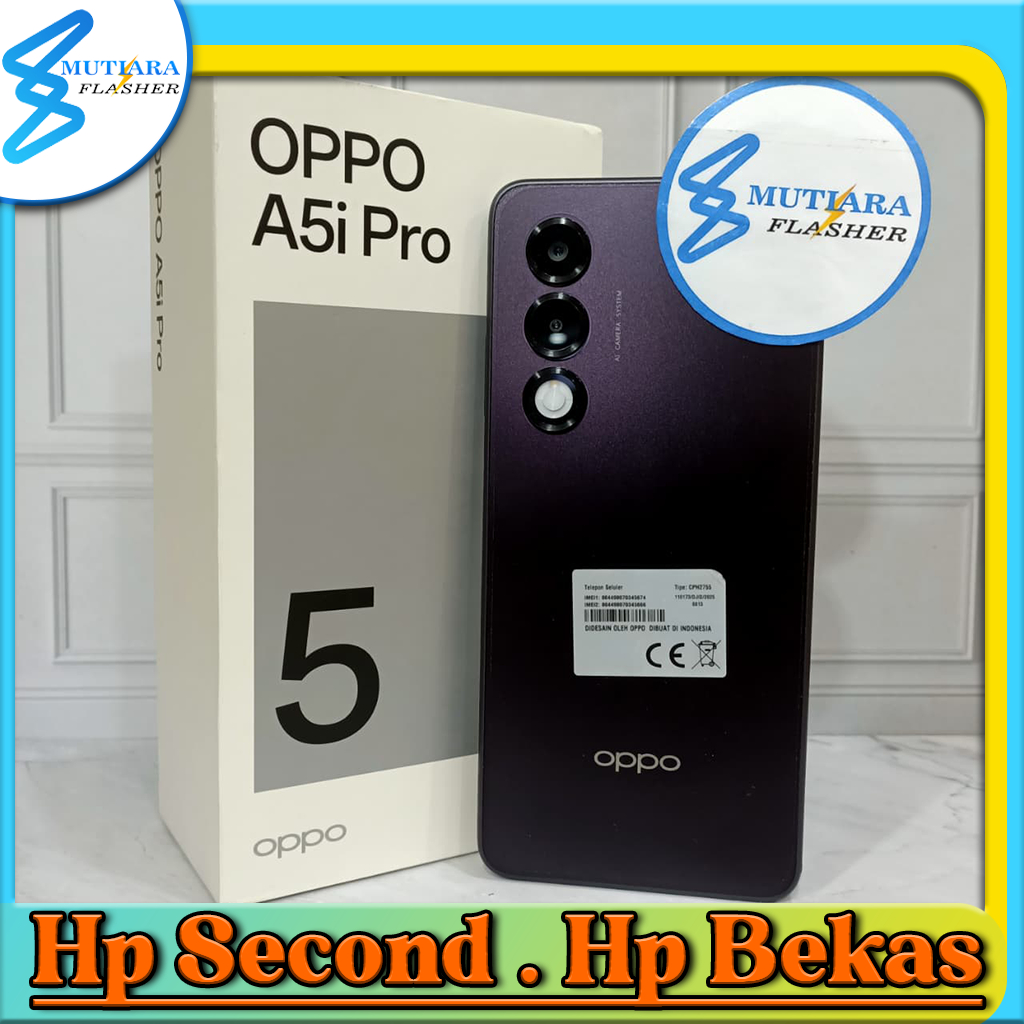 OPPO A5i Pro Ram 8 Rom 128GB Second Original