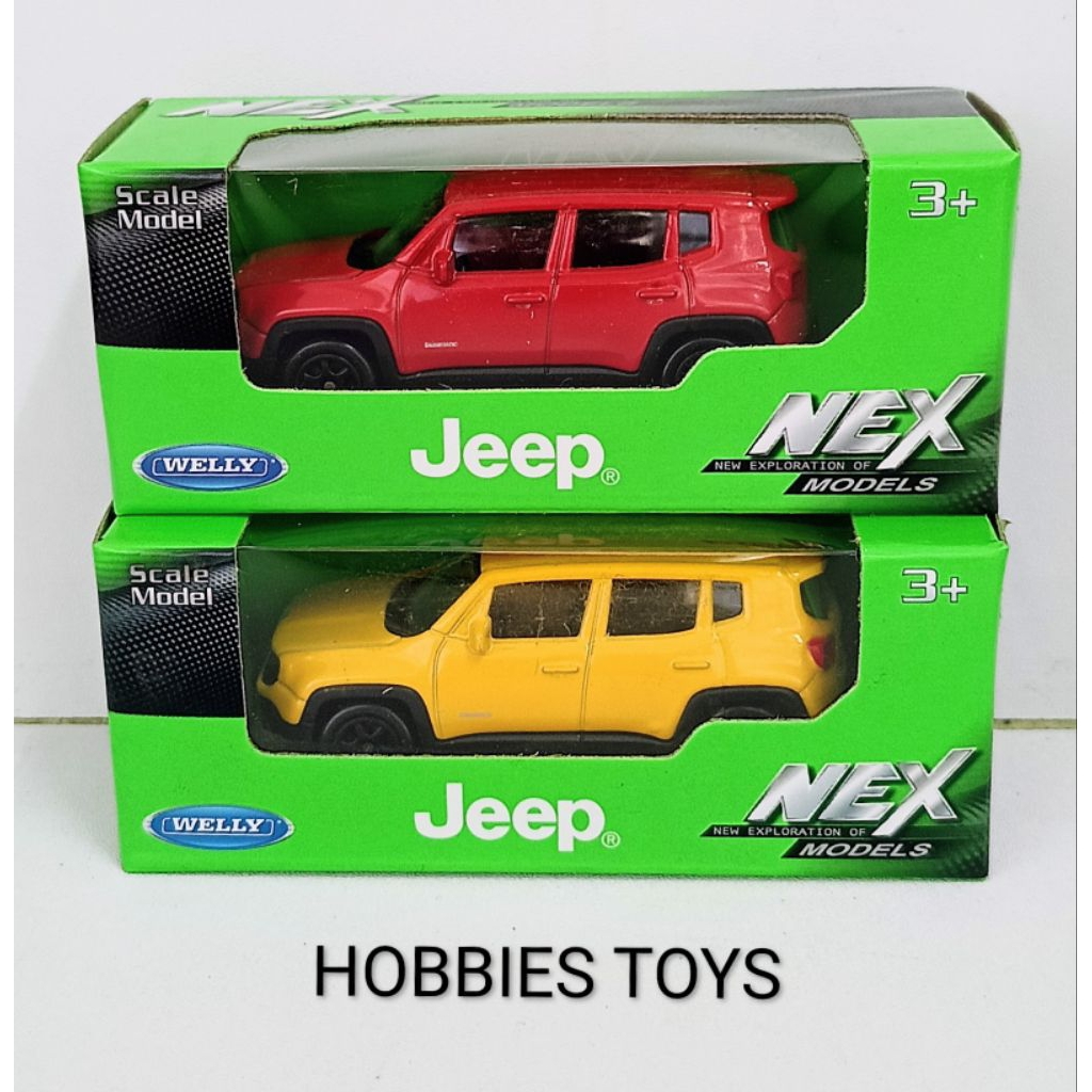 Diecast WELLY NEX 1:60 Jeep Renegade Trailhawk