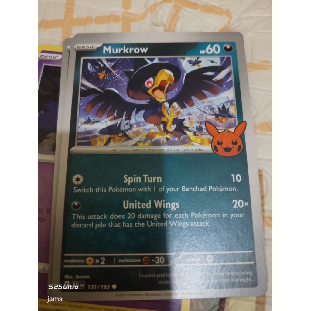 Pokemon Murkrow Trick or trade en