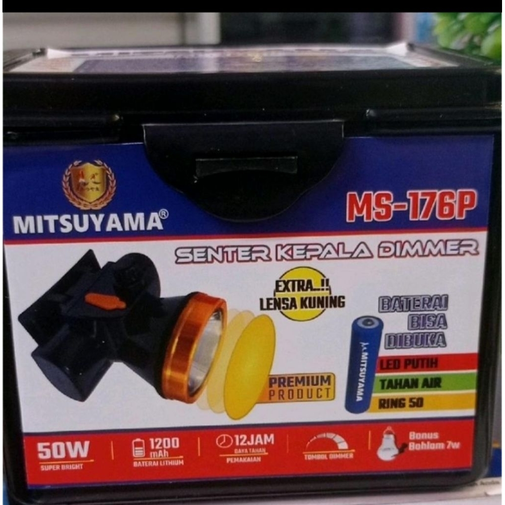 Mitsuyama Senter Kepala Dimmer MS-176P