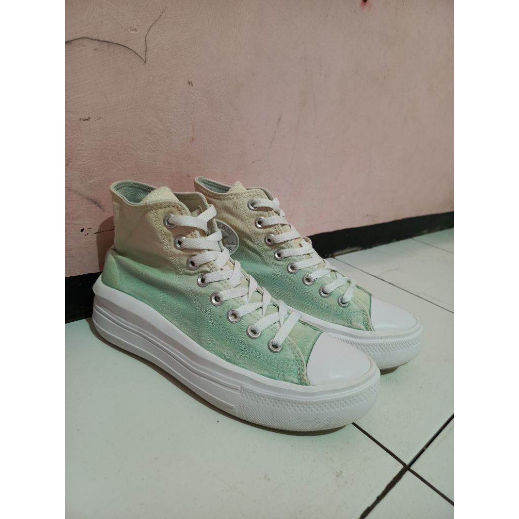 Sepatu Sneakers ¢*nverse CTAS Move Hi Ombre Light Dew size - 39,5