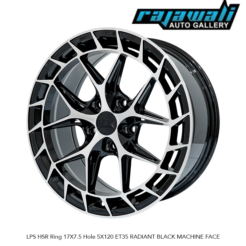 Velg Mobil R17 BMW E46 E36 BYD Dll Pelek Lps Ring 17 Lebar 7,5 Lubang 5x120 Two Tone