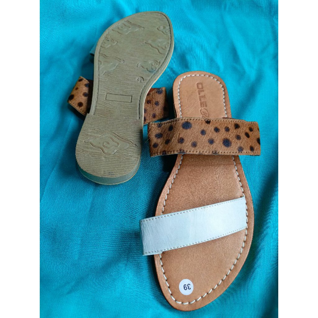 Sandal Ban 2 Motif Macan/Sandal Selop ban 2
