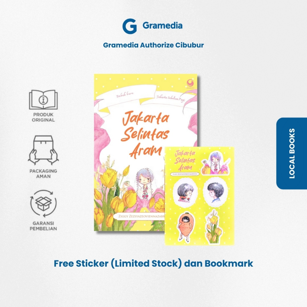 Gramedia Cibubur - Jakarta Selintas Aram (Ziggy Zezsyazeoviennazabrizkie)