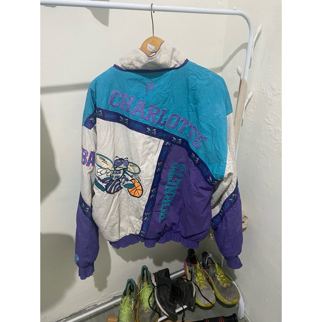 starter jacket charlotte hornets not raiders nfl carharrt evisu