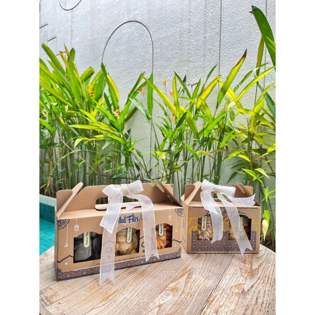Hampers Lebaran Idul Fitri Toples Aneka Snack - 2 Toples
