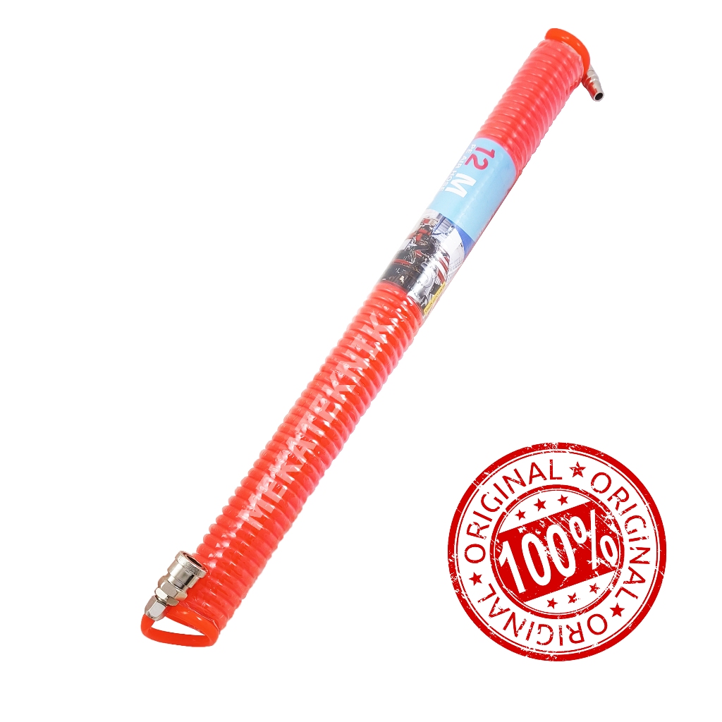 SELANG RECOIL 12M BENZ / SELANG KOMPRESOR 12 METER / RECOIL HOSE 12 METER PE