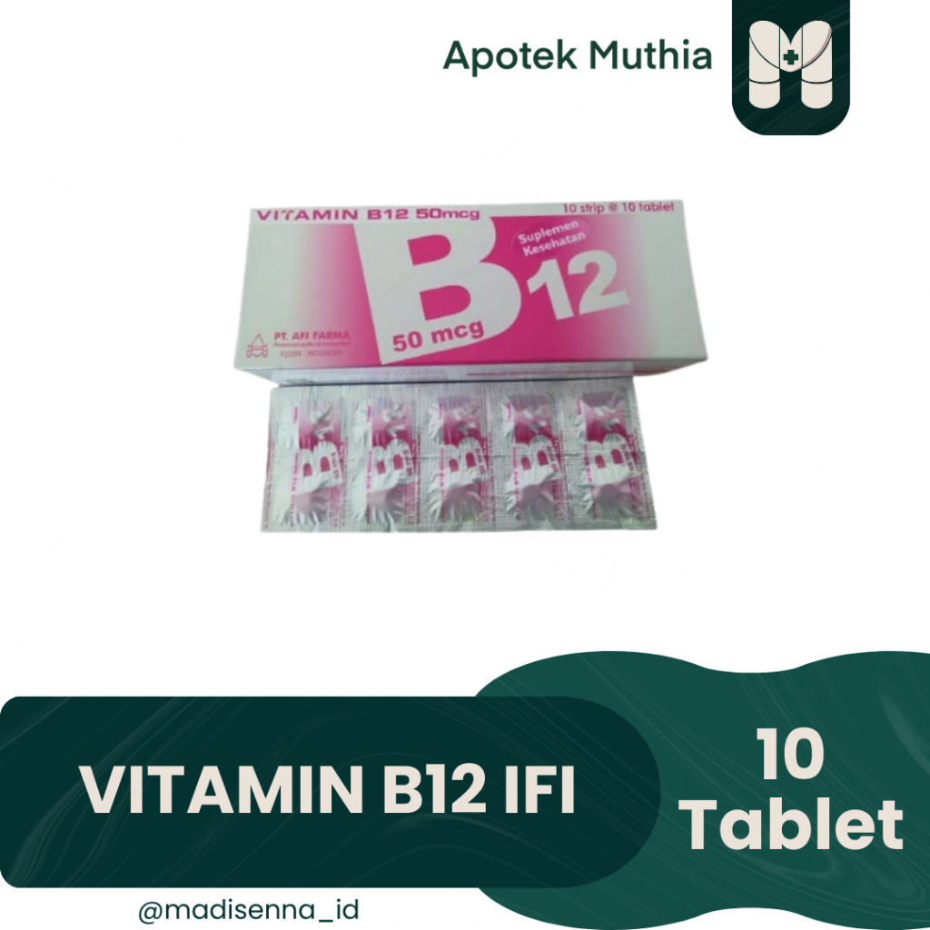 Vitamin B12 AFI FARMA (Dukung Kesehatan Saraf dan Energi)