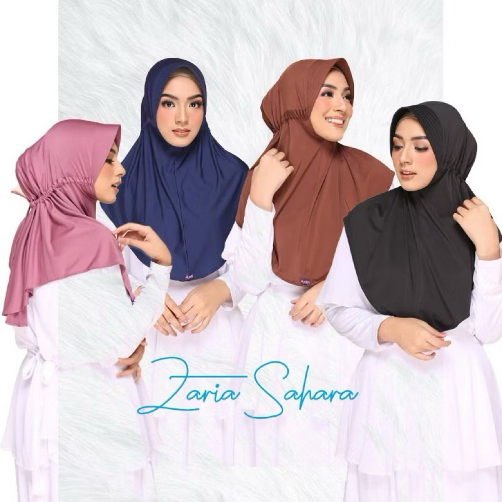 Zaria Sahara Elzatta Dress Wanita Elegan