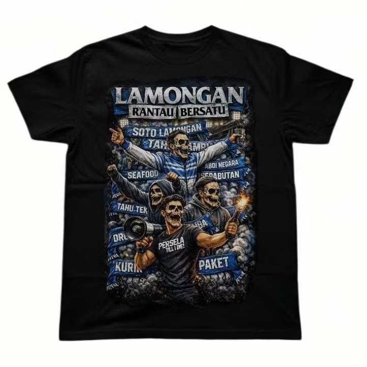 READY STOCK // LAMONGAN RANTAU BERSATU // SQUAD67 // Tshirt // Black