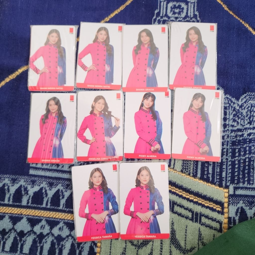 (PC) Photocard Jkt48 - Meet and great nice to see you (ntsy) Shani Gracia Christy Fiony Chika