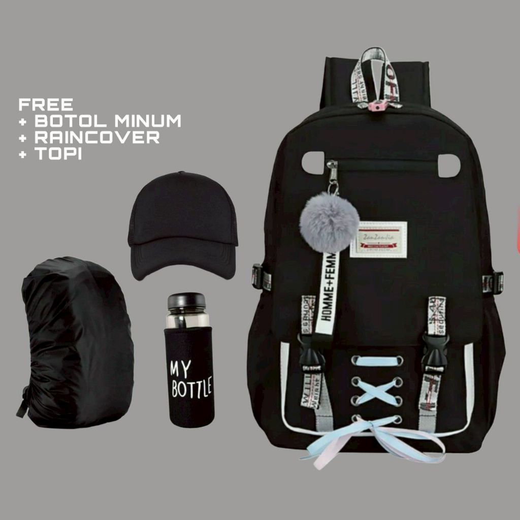 THICK CLOTH - Tas Ransel Perempuan Harajuku Style JPop KPop Tas Backpack Fashion