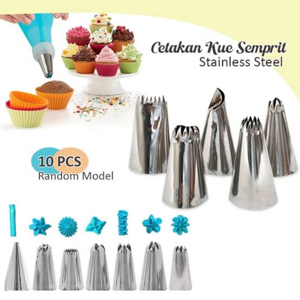 cetakan kue set 10 macam