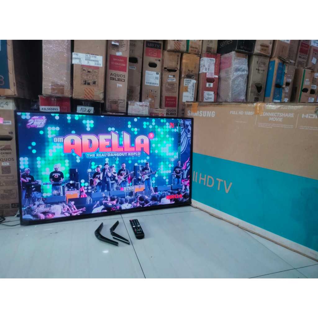 TV LED SAMSUNG 43 IN FHD DIGITAL TV KONDISI BEKAS PEMAKAIAN MASIH SEGEL 5952F