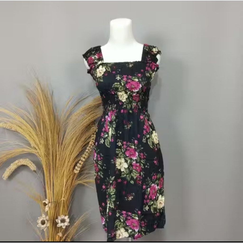 Daster Serut Mini Dress Seksi kekinian