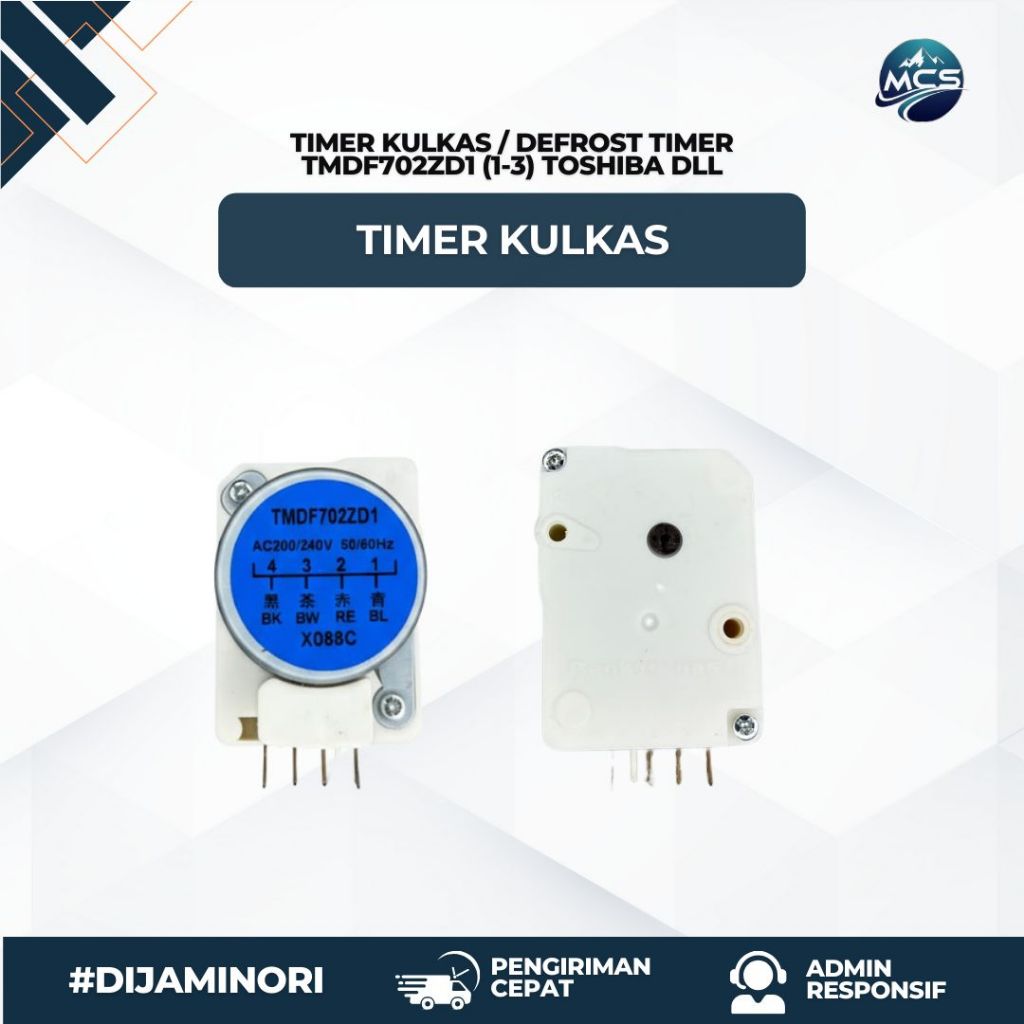 TIMER DEFROST KULKAS TOSHIBA 2 PINTU