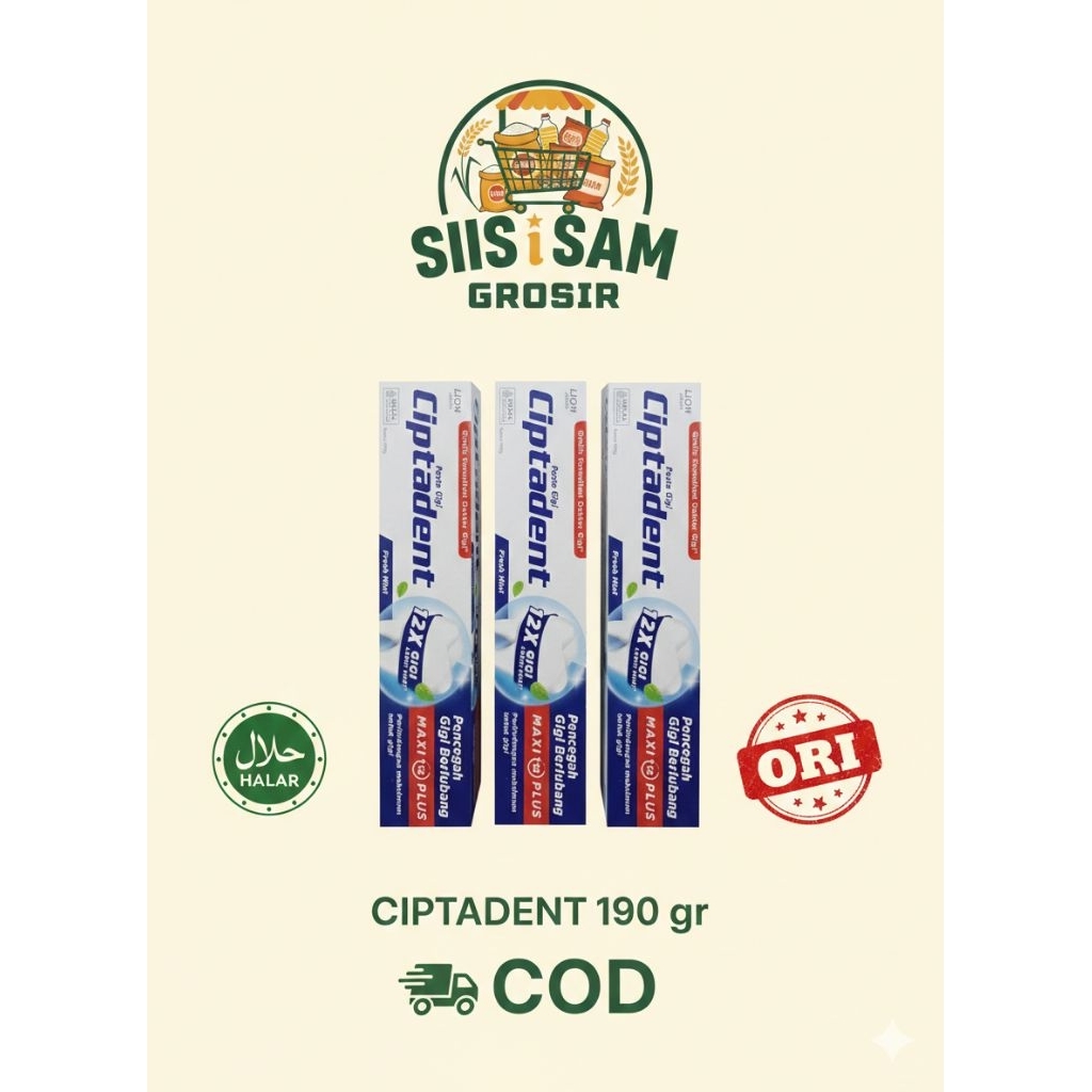 ciptadent  225 gr ciptadent jumbo 190 gr