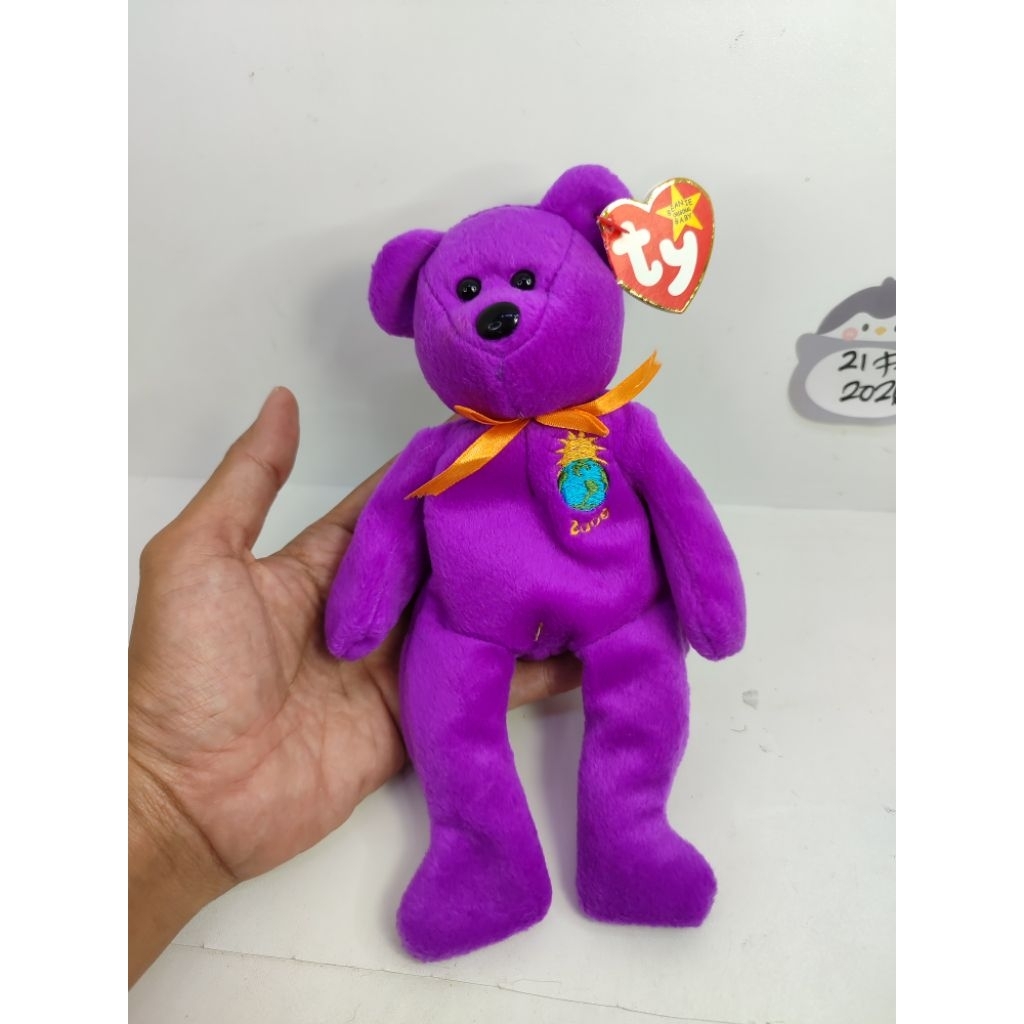 boneka ty beanie babies collection bear millenium