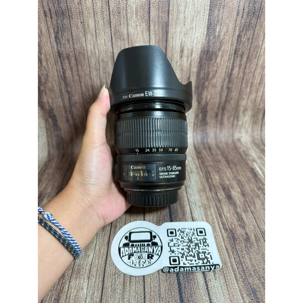 CANON 15-85MM F3.5 USM MURAH