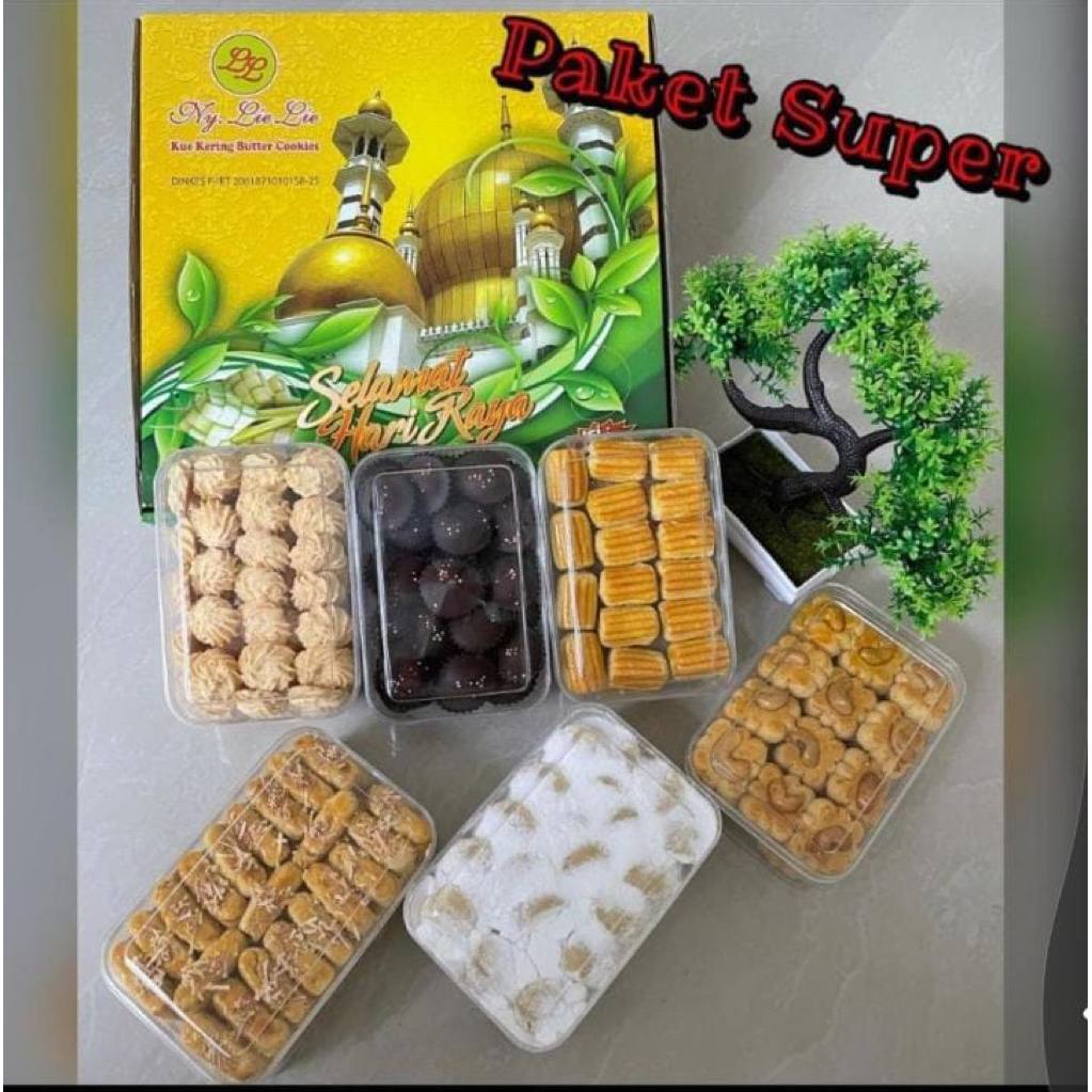 Paket Kue Kering Ny Lie Lie Super 6 Toples