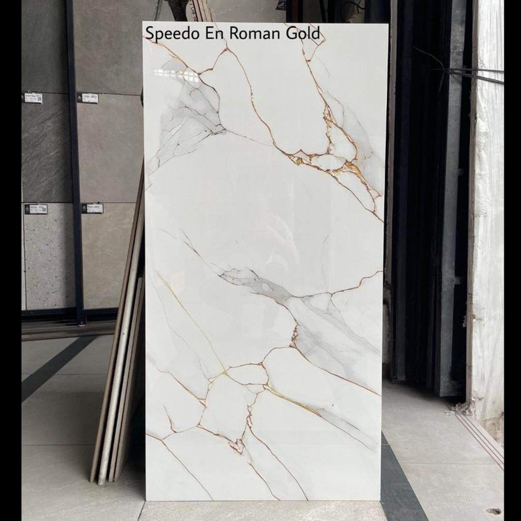 Granit / Keramik Lantai 60x120 Roman Speedo En Gold | Motif Polos Glossy