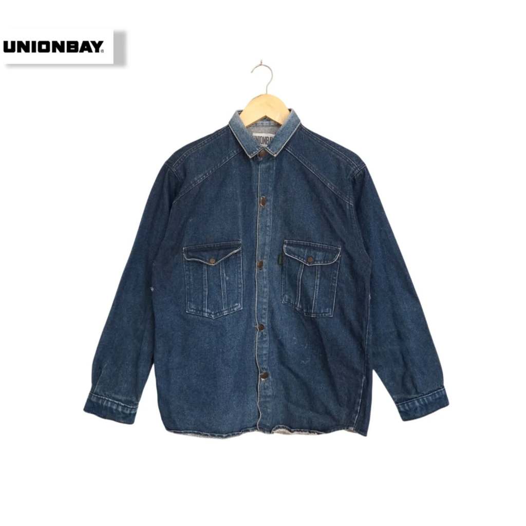 Jacket Jeans Denim Unisex Dark Navy (KODE : B140- 11)