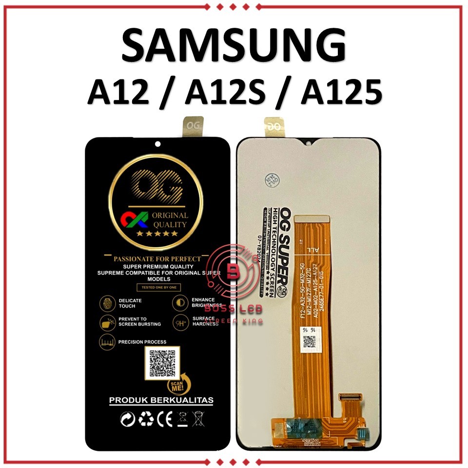 LCD TOUCHSCREEN SAMSUNG A12 / A12S / A125 ORIGINAL