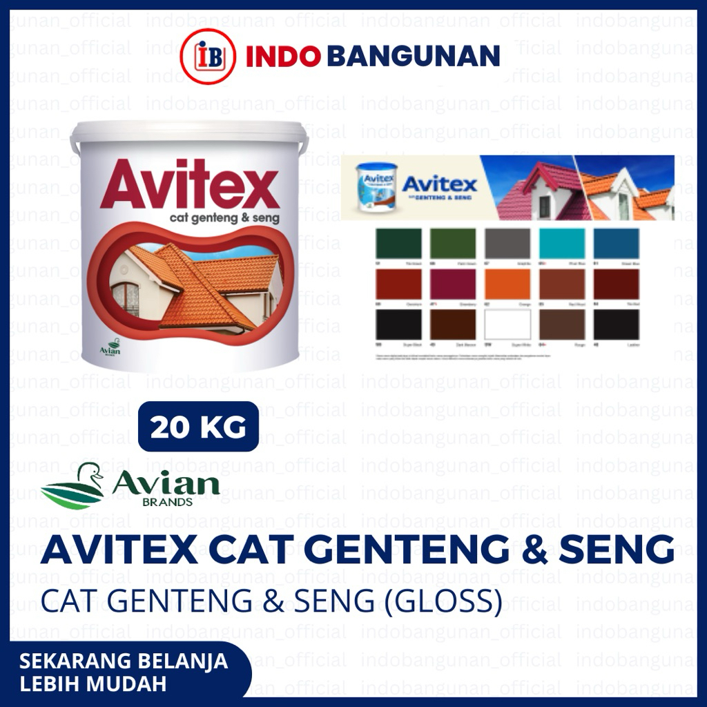 CAT GENTENG & SENG AVITEX 20KG